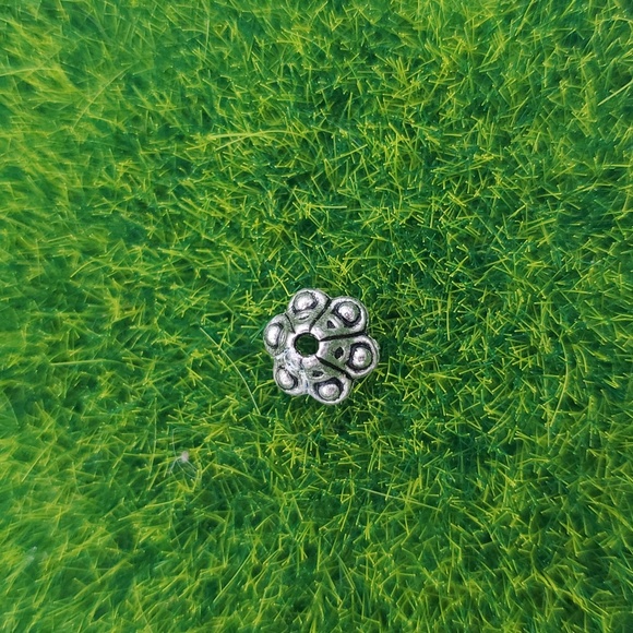 Silver Decorative Bead P313 - Picture 2 of 3